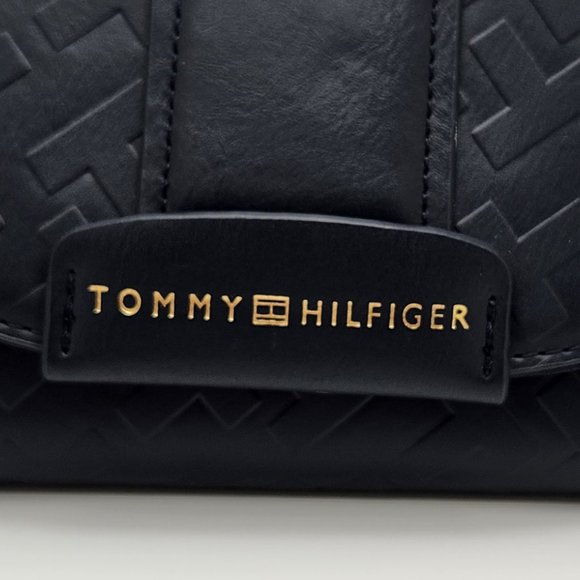 Tommy Hilfiger Genuine Leather Wallet, Navy Blue - New with Tags - Picture 11 of 11